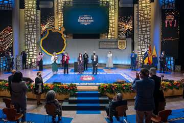 Ceremonia de entrega de Honores y Distinciones 2021 del Cabildo de Gran Canaria/TA.